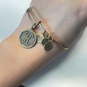 Alex and ani k initial bracelet